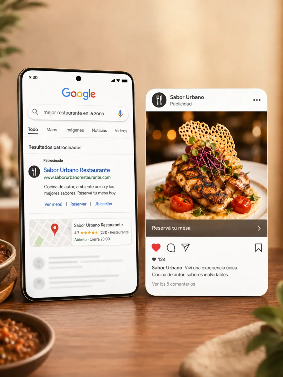 Publicidad profesional en Google y redes sociales